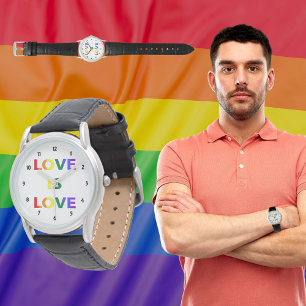 Liebe ist Liebe LGBT Prix Armbanduhr