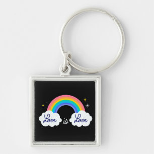 Liebe ist Liebe. LGBT+Stolz. Rainbow Schlüsselanhä Schlüsselanhänger