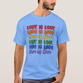 Liebe ist Liebe LGBTQ Mädchen T-Shirt
