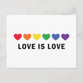 "Liebe ist Liebe" LGBTQ-Preis Einladungspostkarte