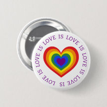 Liebe ist Liebe LGBTQ Rainbow Heart