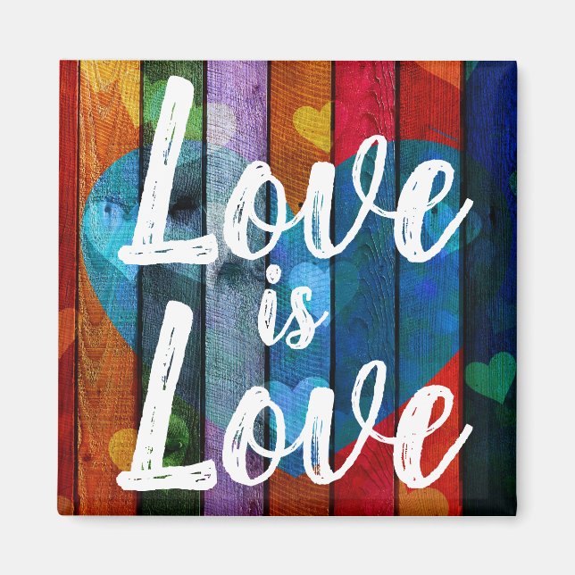 "Liebe ist Liebe" Magnet (Vorne)