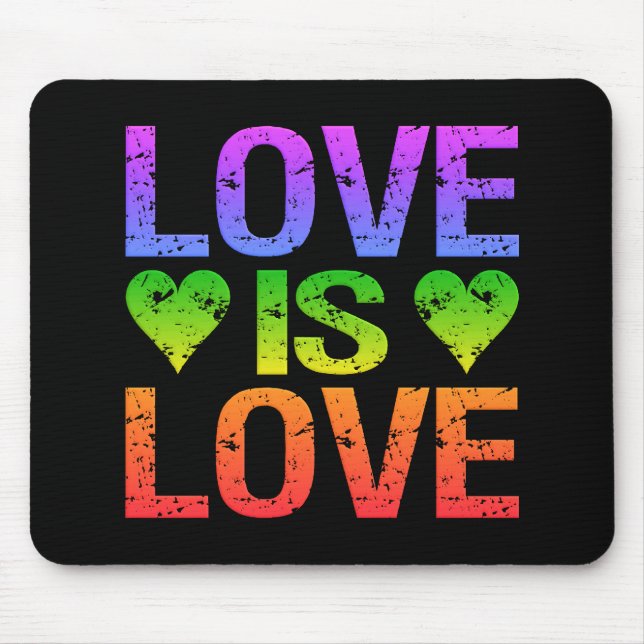 Liebe ist Liebe Mousepad (Vorne)