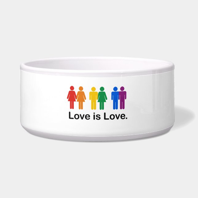 Liebe ist Liebe Napf (Vorderseite)