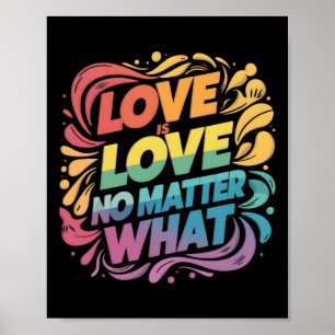 Liebe ist Liebe nein, was Aufkleber Poster