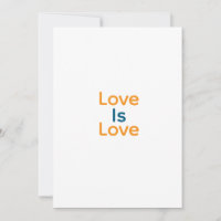 Liebe ist Liebe orange blauer Stolz LGBTQ Gay