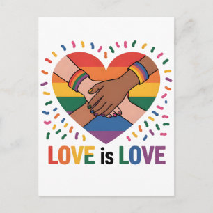 Liebe ist Liebe Postkarte