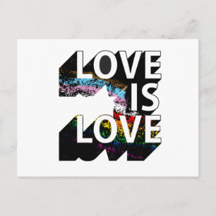 LIEBE IST LIEBE POSTKARTE