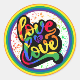 Liebe ist Liebe Pricker, LGBTQ+ Aufkleber