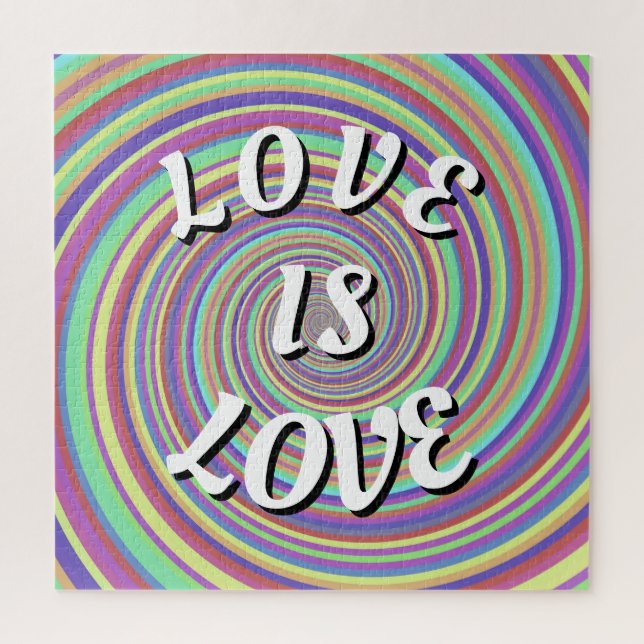 Liebe ist Liebe Pride Jigsaw Puzzle (Vertikal)