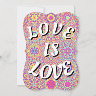 Liebe ist Liebe Pride-Leerzeichenkarte