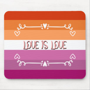 Liebe ist Liebe Pride-Monat-Mauspad Mousepad