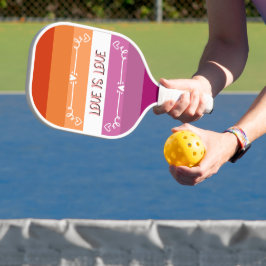 Liebe ist Liebe Pride Month Pickleball Paddle