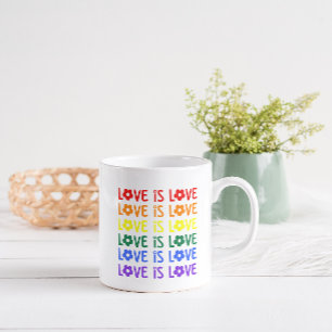 Liebe ist Liebe Pride Tasse - Wiederholung von Reg