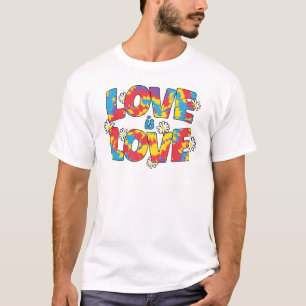 Liebe ist Liebe - Rainbow Floral LGBTQ Prix T-Shirt