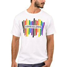 "Liebe ist Liebe" Regenbogenstreifen