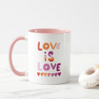 LIEBE IST LIEBE Rosa Lila lesbischer Gay Pride