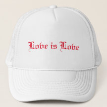 Liebe ist Liebe rot Alte Englische Typografie cool