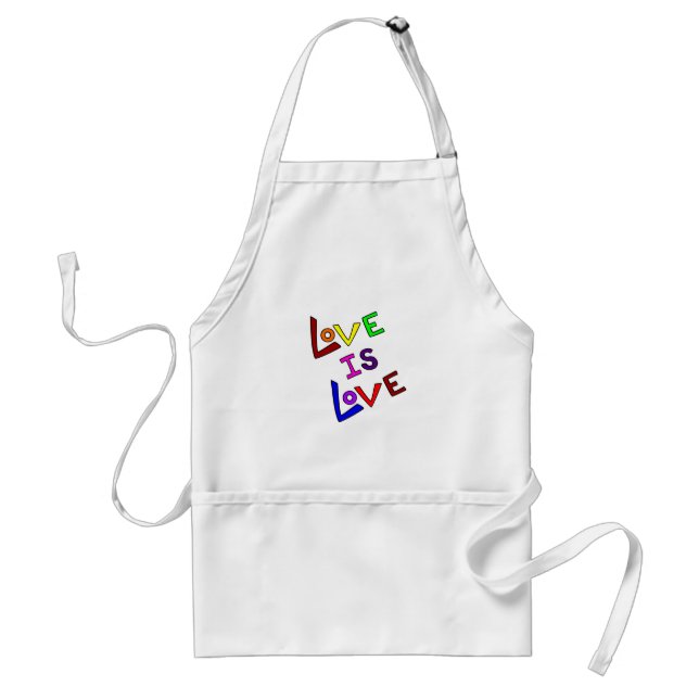 LIEBE IST LIEBE (schlichtes und einfaches - Schürze (Vorne)