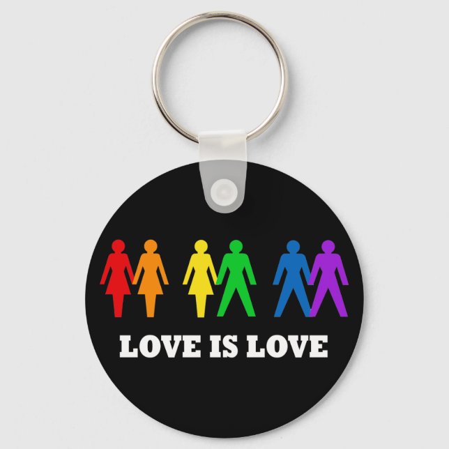 Liebe ist Liebe Schlüsselanhänger (Vorderseite)