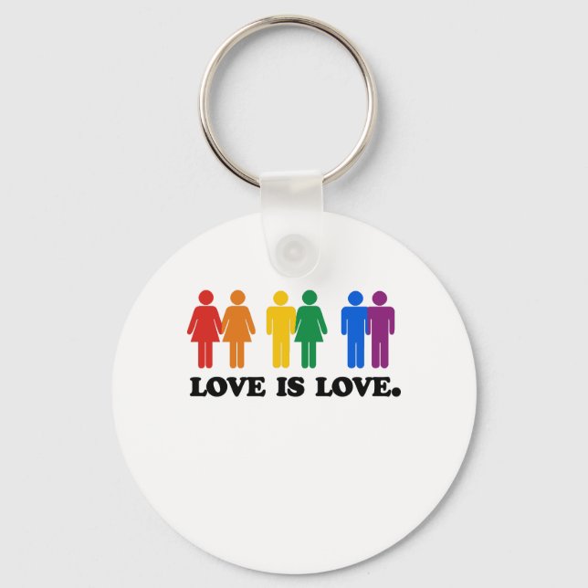 Liebe ist Liebe Schlüsselanhänger (Vorderseite)