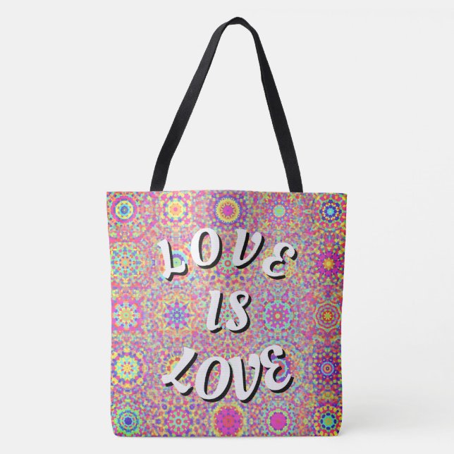Liebe ist Liebe Stolz auf Tasche (Vorderseite)