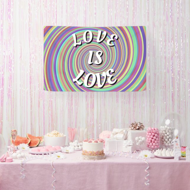 Liebe ist Liebe-Stolz Banner (Party)