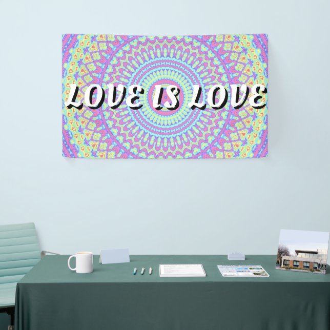 Liebe ist Liebe-Stolz Banner (Messeveranstaltung)