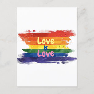 Liebe ist Liebe, Stolz Design Postkarte