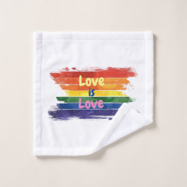 Liebe ist Liebe, Stolz Design Waschlappen