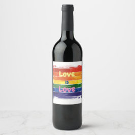 Liebe ist Liebe, Stolz Design Weinetikett
