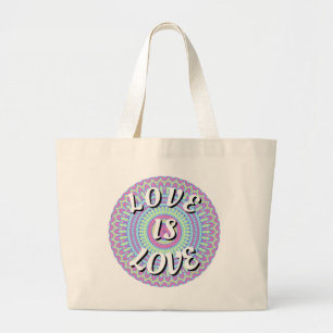 Liebe ist Liebe-Stolz Jumbo Stoffbeutel