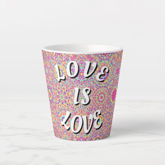Liebe ist Liebe-Stolz Milchtasse (Vorderseite)