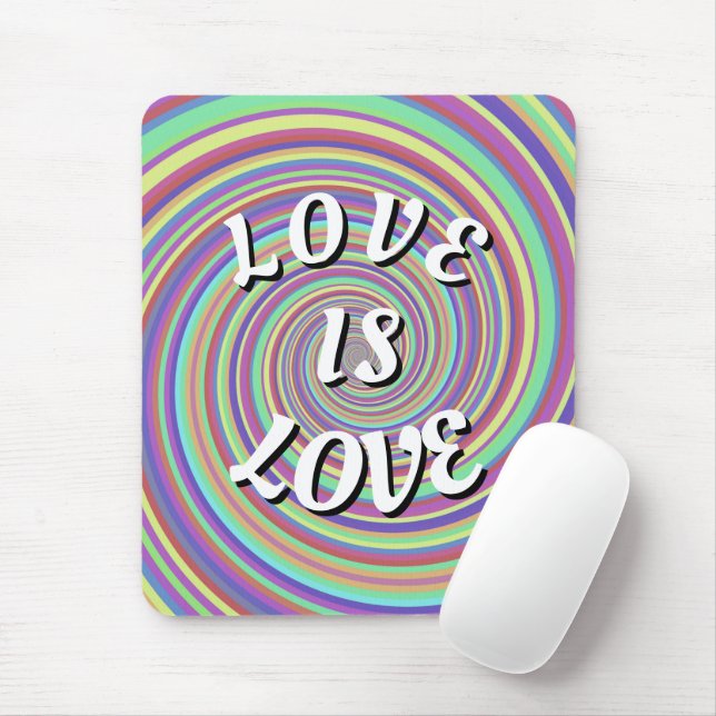 Liebe ist Liebe-Stolz Mousepad (Mit Mouse)