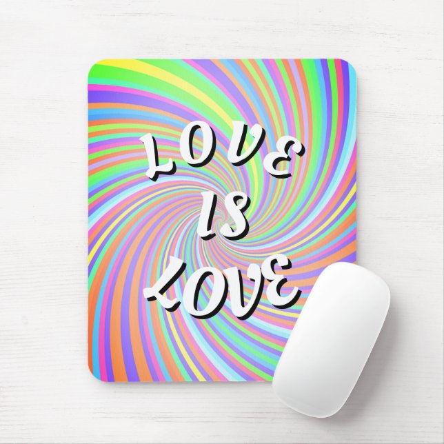 Liebe ist Liebe-Stolz Mousepad (Mit Mouse)