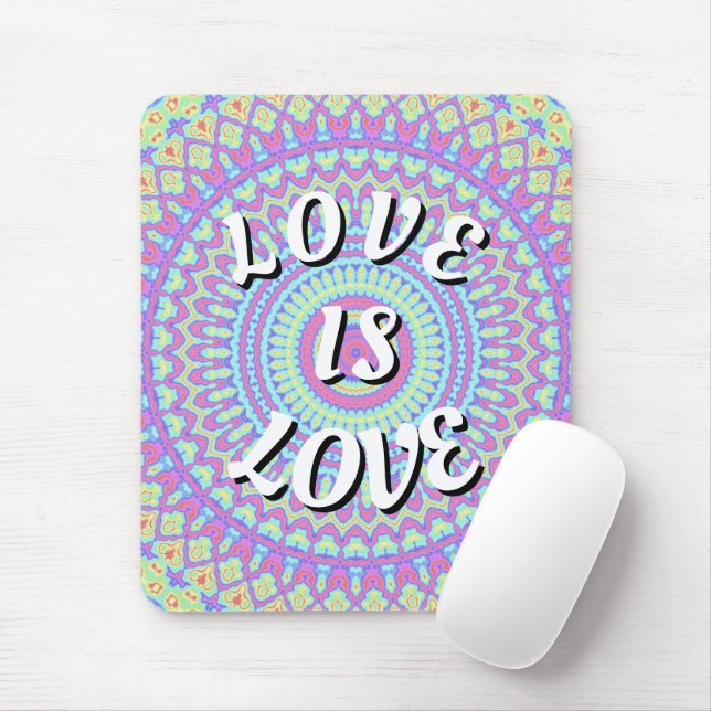 Liebe ist Liebe-Stolz Mousepad (Mit Mouse)