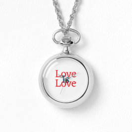 Liebe ist Liebe Stolz rot Juni LGBTQ Einfachtext Armbanduhr