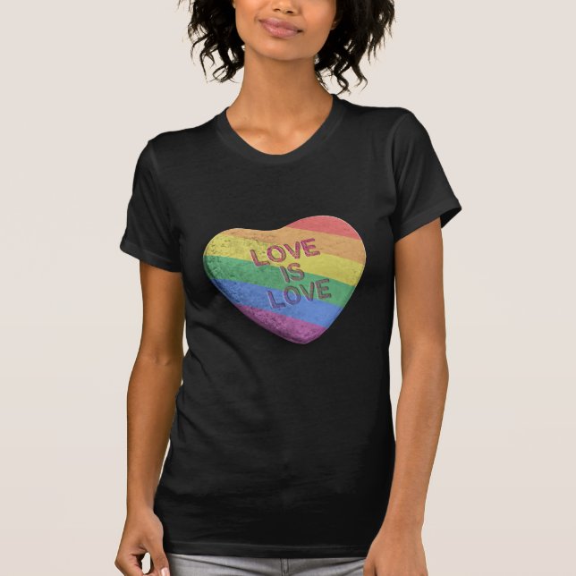 LIEBE IST LIEBE-SÜSSIGKEIT - .PNG T-Shirt (Vorderseite)