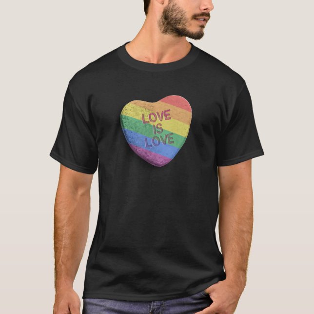 LIEBE IST LIEBE-SÜSSIGKEIT - .PNG T-Shirt (Vorderseite)