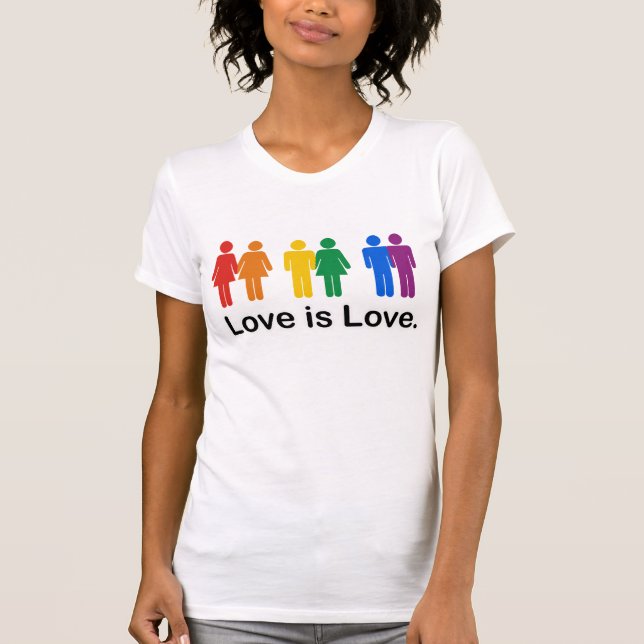 Liebe ist Liebe T - Shirt (Vorderseite)