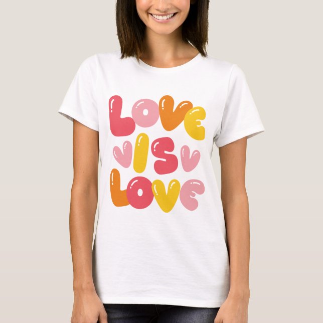 Liebe ist Liebe T-Shirt (Vorderseite)