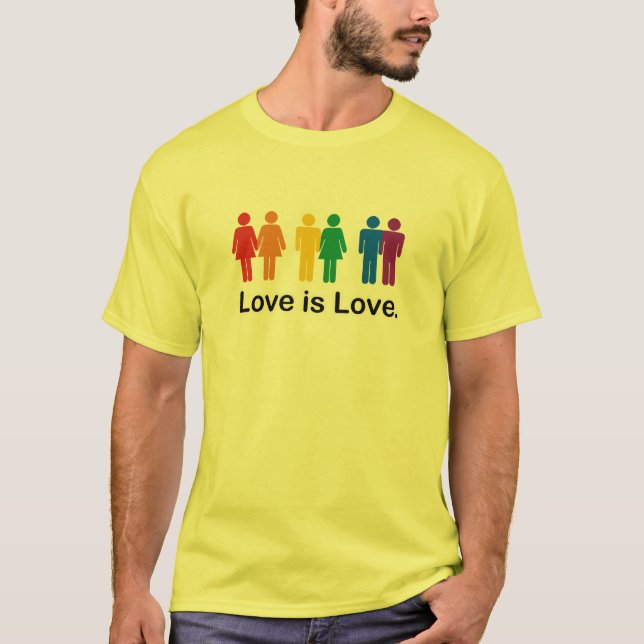Liebe ist Liebe T-Shirt (Vorderseite)