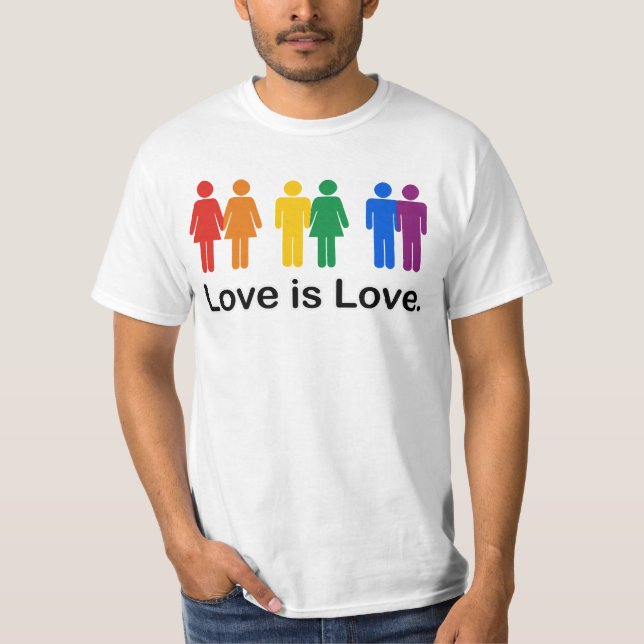 Liebe ist Liebe T - Shirt (Vorderseite)