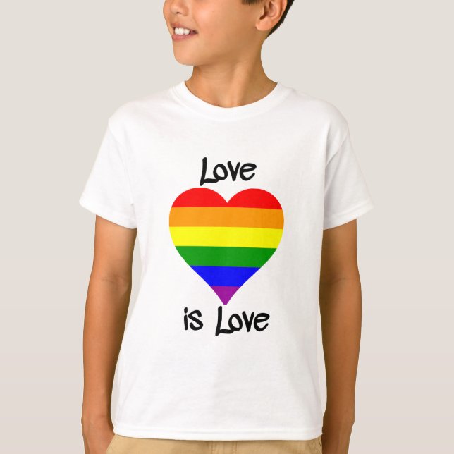 Liebe ist Liebe T-Shirt (Vorderseite)