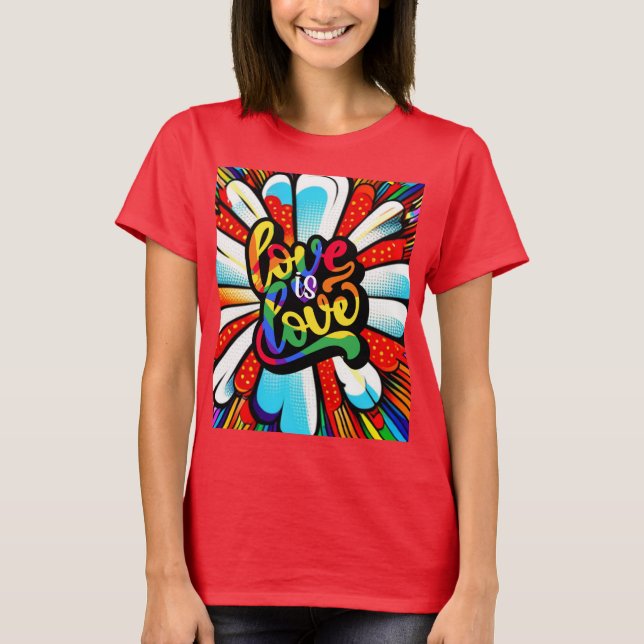 Liebe ist Liebe T-Shirt (Vorderseite)