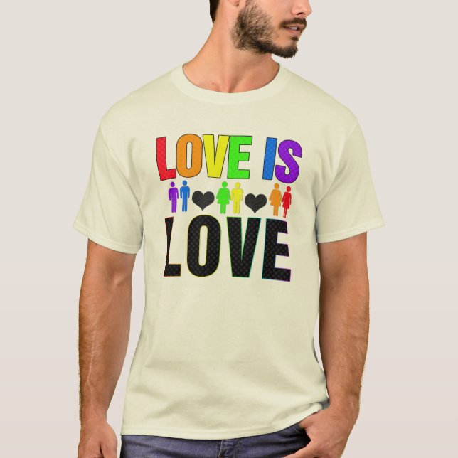 Liebe ist Liebe T-Shirt (Vorderseite)