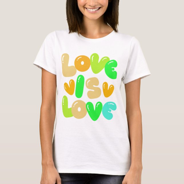 Liebe ist Liebe T-Shirt (Vorderseite)