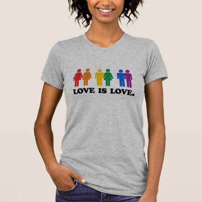 Liebe ist Liebe T-Shirt (Vorderseite)