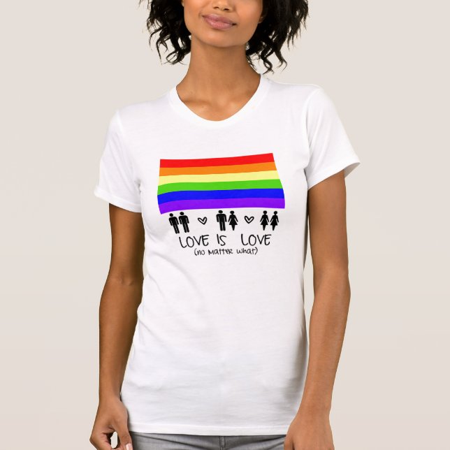 Liebe ist Liebe T-Shirt (Vorderseite)