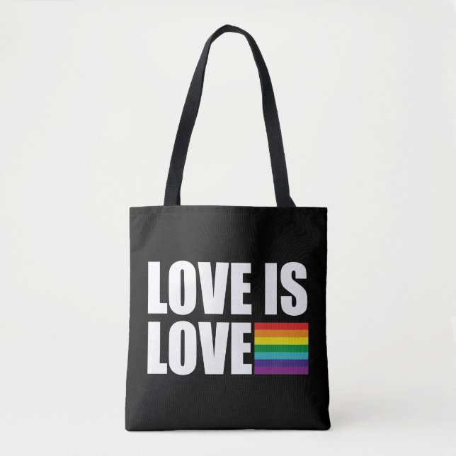 Liebe ist Liebe Tasche (Vorderseite)